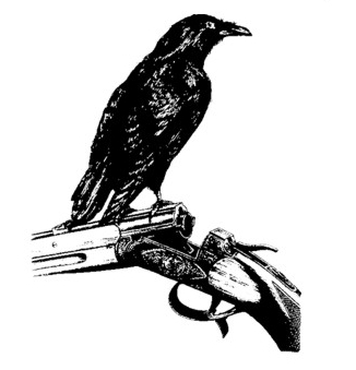Штамп Stylish Stamps "Ворон на ружье"