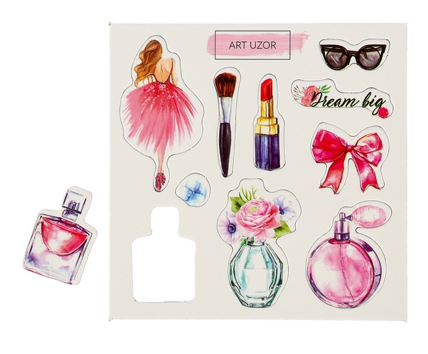 Чипборд для скрапбукинга АртУзор "Женский каприз" 10х10 см