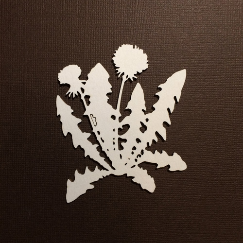 Чипборд "Одуванчики №2 маленькие"