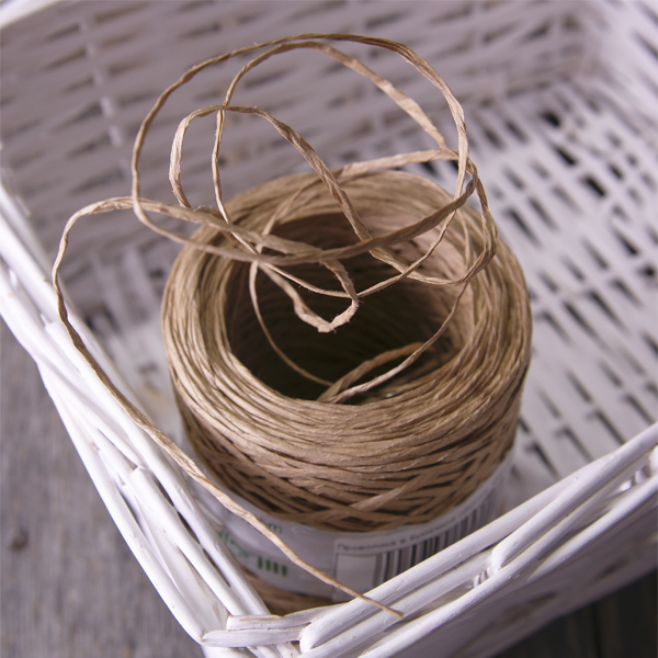 Проволока в бумажной обмотке, цвет крафт