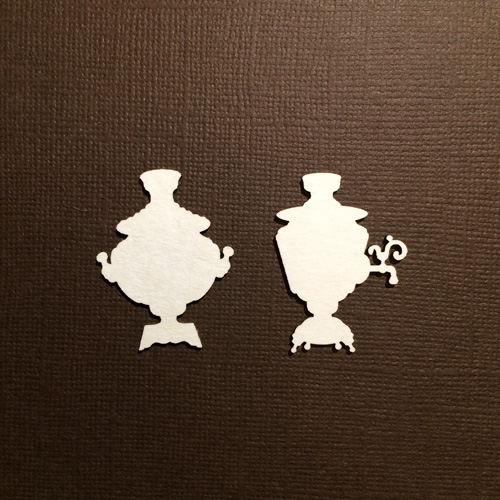 Чипборд "Самовары мини"