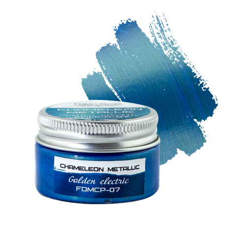 Краска хамелеон металлик Фабрика декора. Цвет Золотой электрик