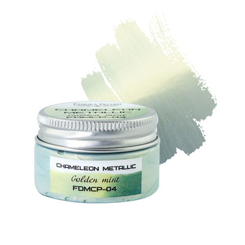 Краска хамелеон металлик Фабрика декора. Цвет Золотая мята