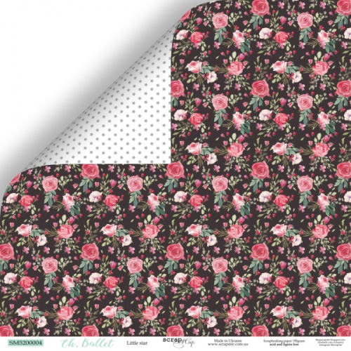 Бумага Scrapмир "Oh,Ballet", Звездочка (SM420)