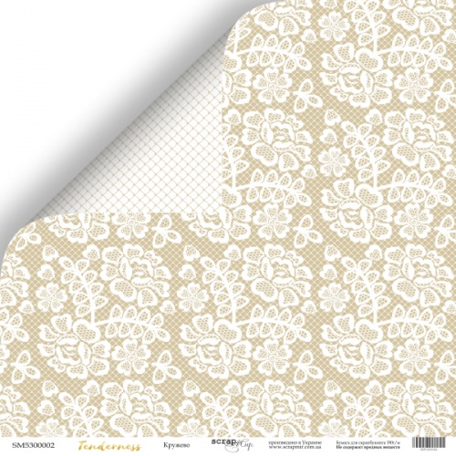 Бумага Scrapмир "Tenderness", Кружево (SM428)