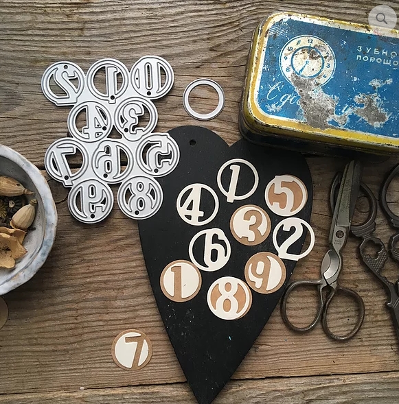 Ножи для вырубки mimi cut "Круглая дата"