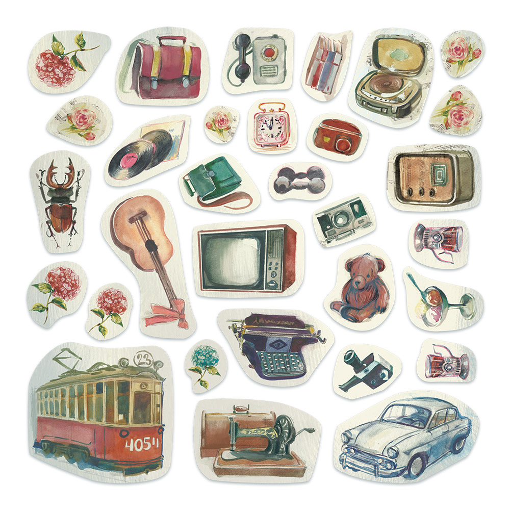 Набор картонной вырубки MrPainter "Наша история"