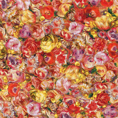 Ткань лоскутная 50 х 55 см "RENOIR ", цветы