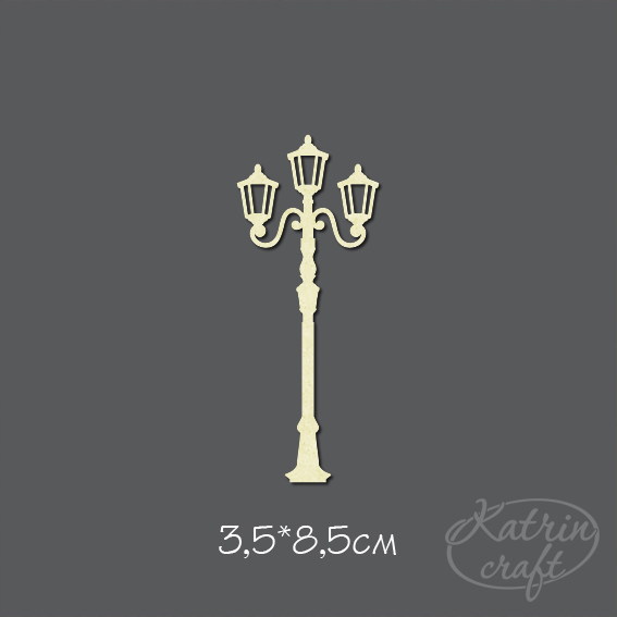 Чипборд "Фонарь №4 маленький"