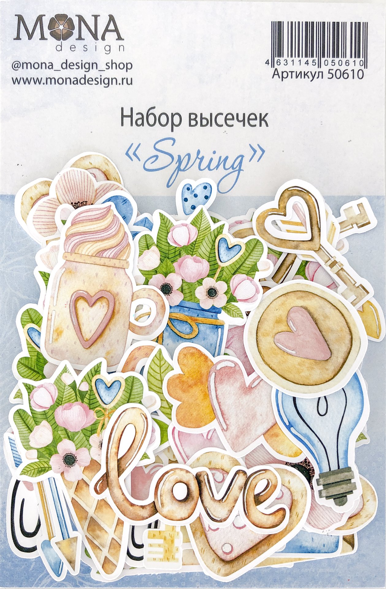 Набор картонной вырубки MONAdesign "Spring"