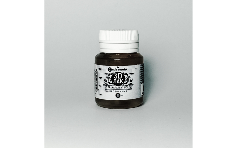 3D Лак Craft Premier, прозрачный, 20 мл.