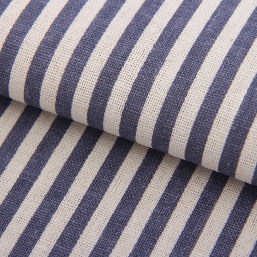 Ткань холщовая "Синяя полоска", 50 х 50 см