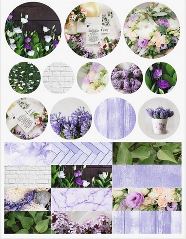 Наклейки декоративные Артузор "Цветочное настроение" 14 × 21 см