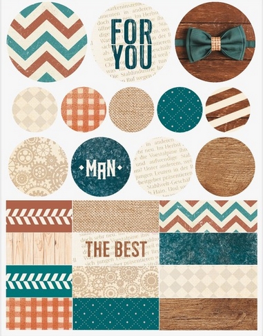 Наклейки декоративные Артузор "Для мужчин", 14 × 21 см