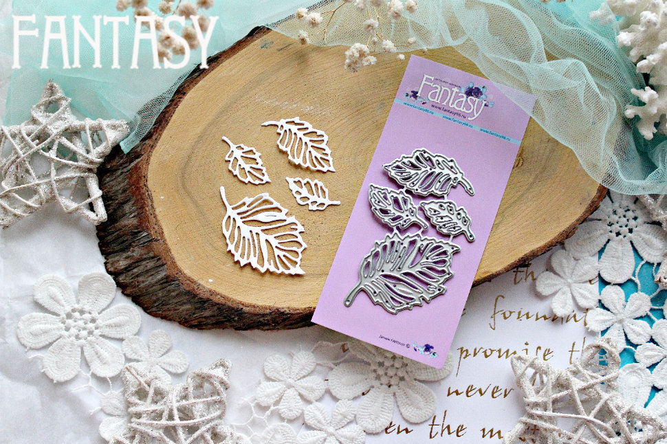 Нож для вырубки Fantasy "Скелетированные листья - осень"