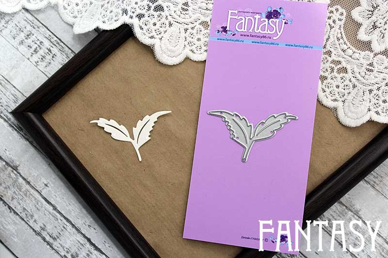 Нож для вырубки Fantasy «Зимний лист 2»