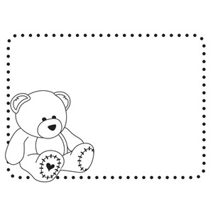 Папка для тиснения Darice "Baby Bear"