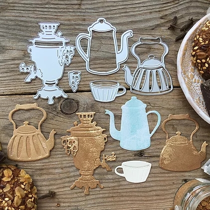 Ножи для вырубки mimi cut "Выпьем чаю, кофею"