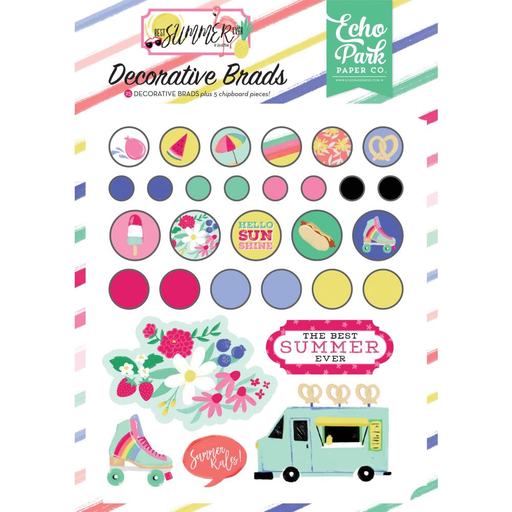 Набор брадс Echo Park "Best Summer Ever"