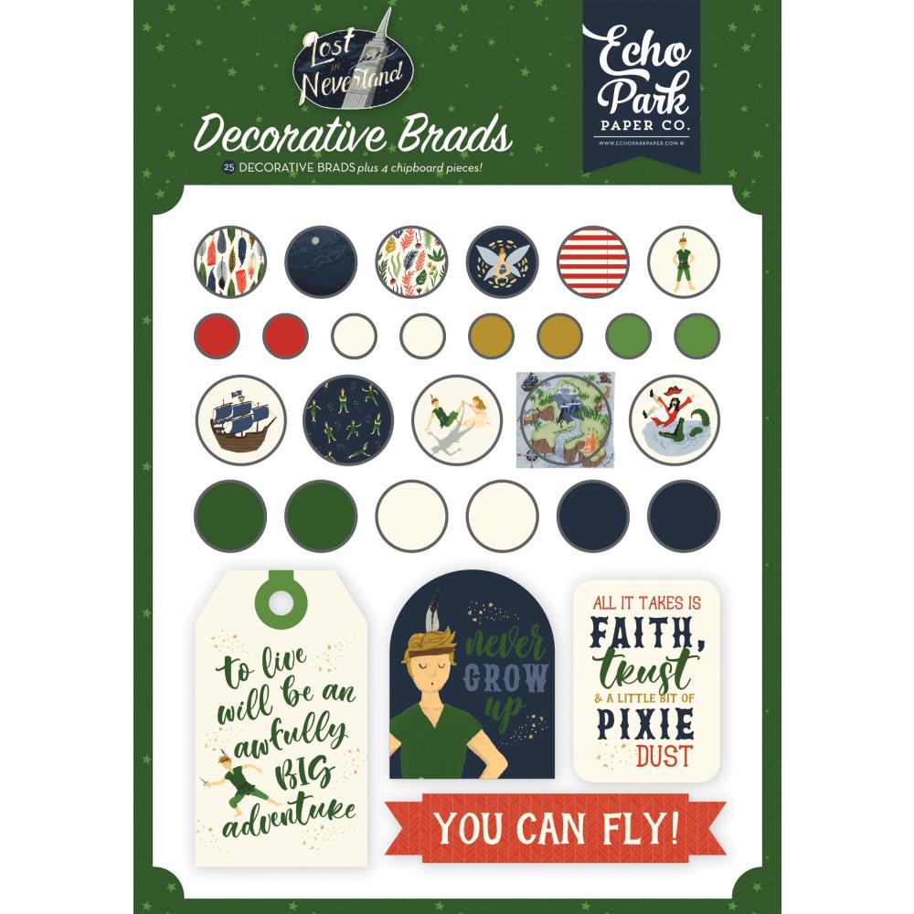 Набор брадс Echo Park "Lost In Neverland"