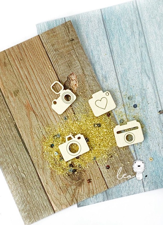 Чипборд LeoMAMMY "Фотоаппараты", 4шт.