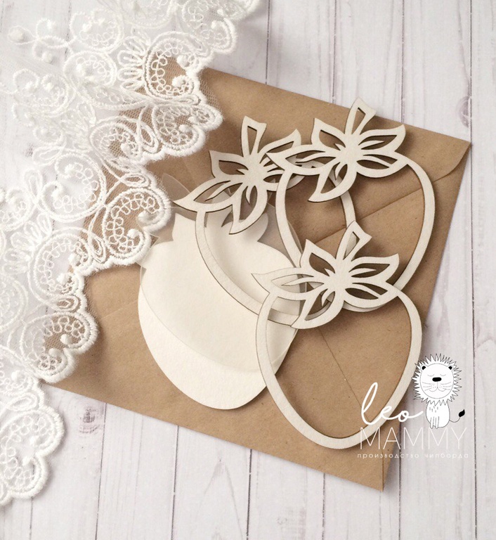 Чипборд шейкер "Клубничка"