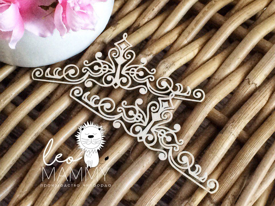 Чипборд LeoMAMMY "Элемент ажурный", 2шт.