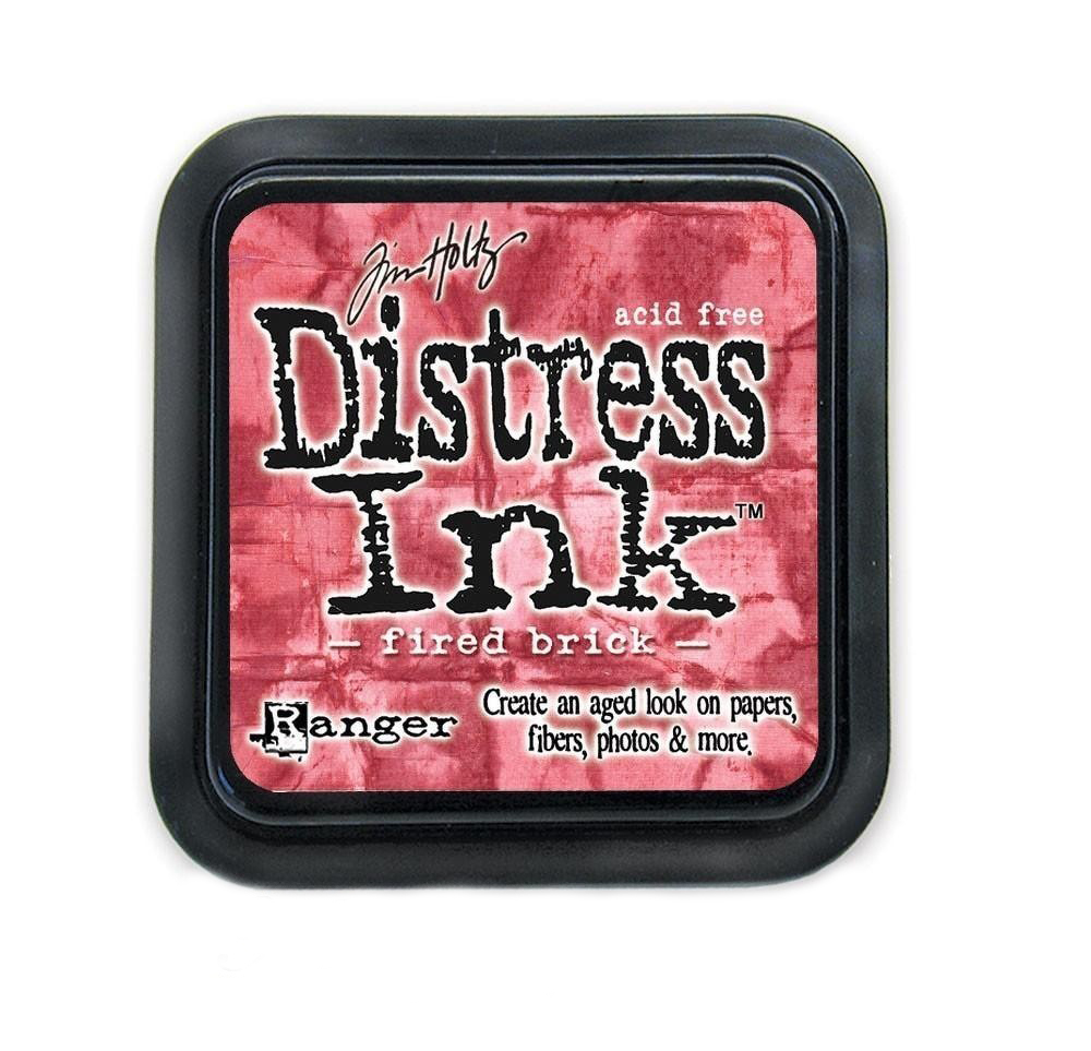 Дистресс чернила Ranger. Цвет Fired Brick.