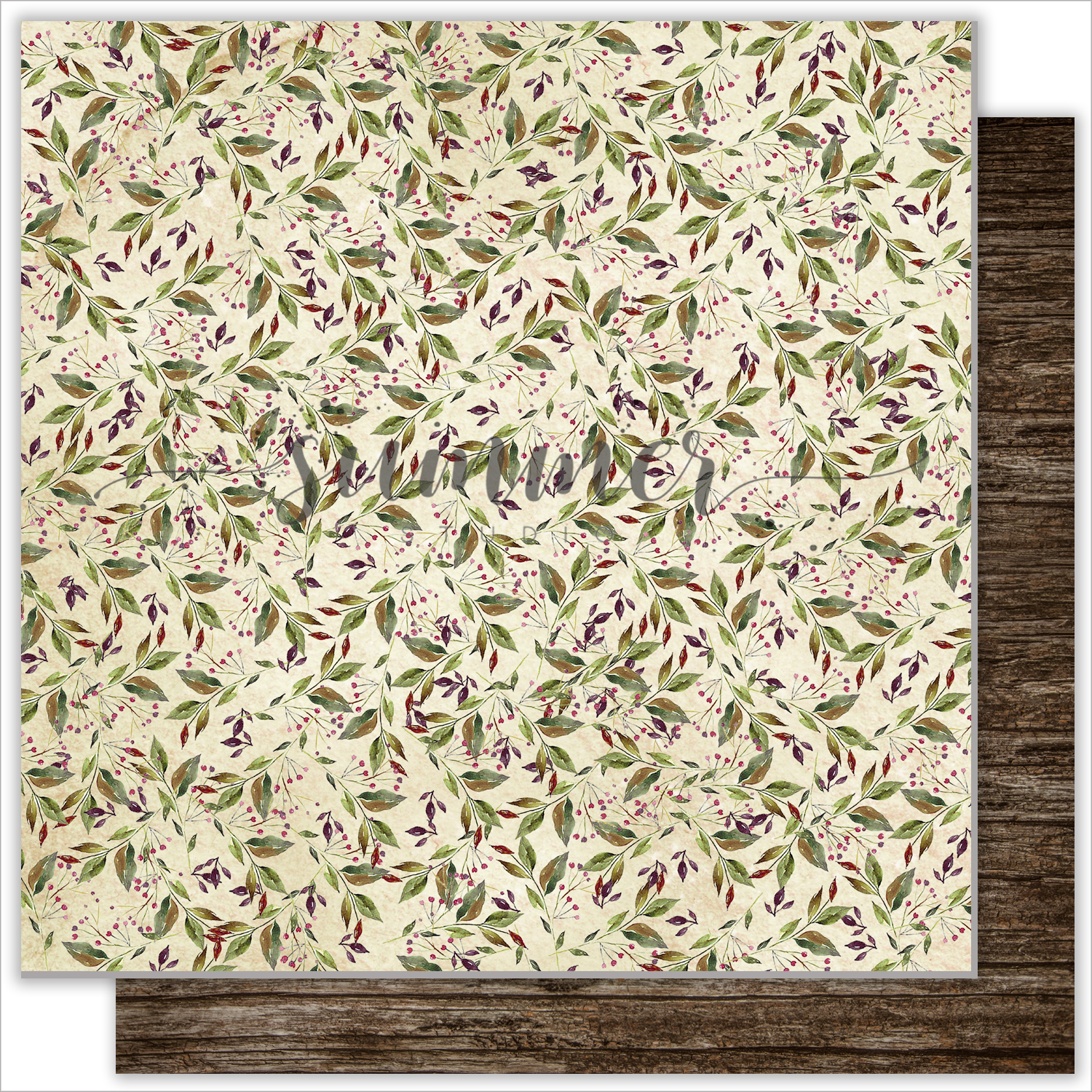 Бумага Summer studio "Marsala", Soul of nature (SMST10)