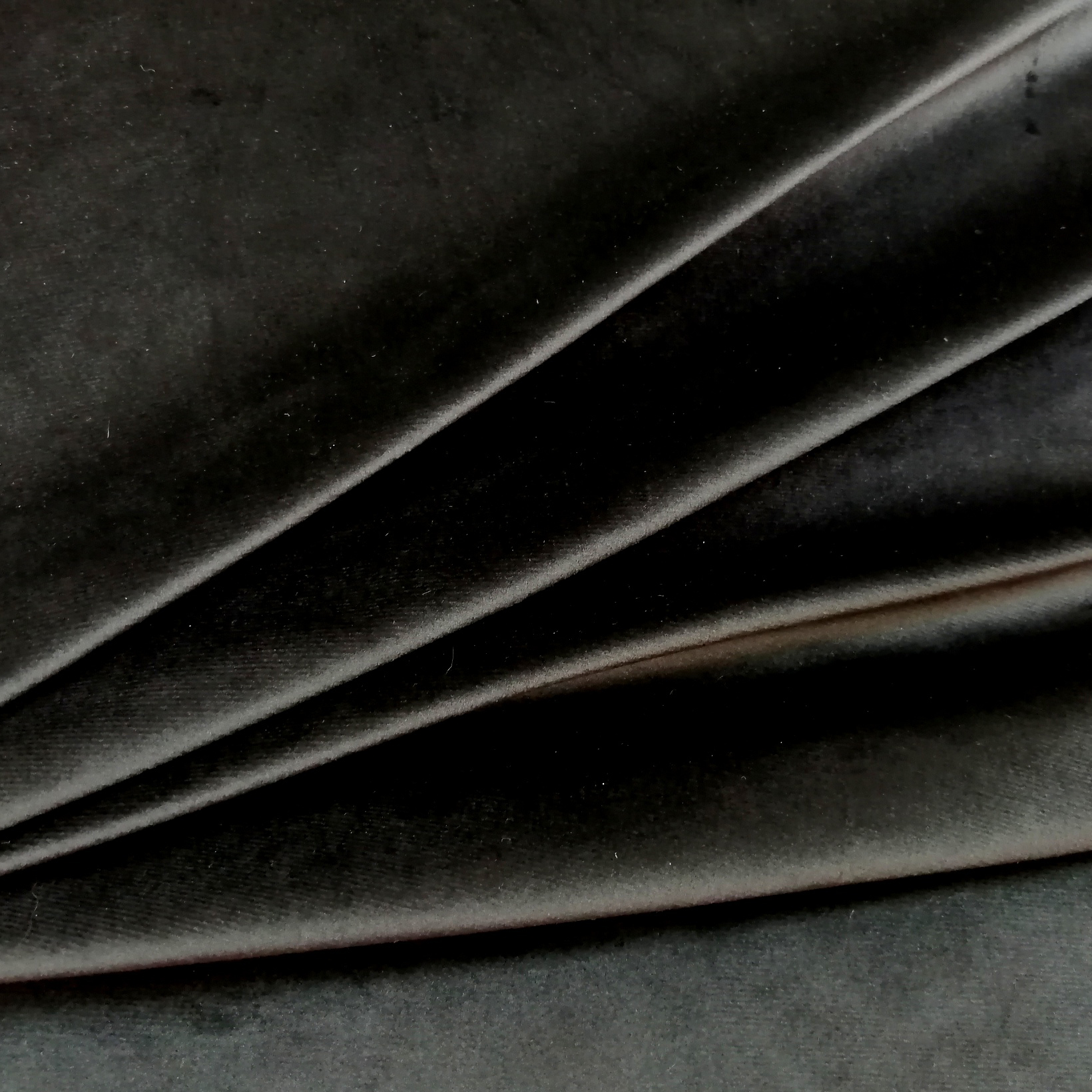 Бархат переплётный 37 х 50 см , цветЧёрная ночь