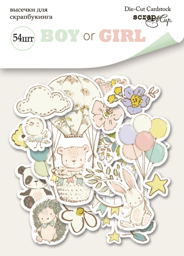 Набор картонной вырубки ScrapМир "Boy or Girl"