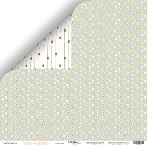 Бумага Scrapмир "Boy or Girl", Ромашка (SM475)
