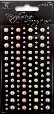 Набор полубусин Рукоделие "Нежные цвета"