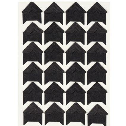 Уголки для фотографий "Mr.Painter" самоклеящиеся, черные, 15 х 15мм