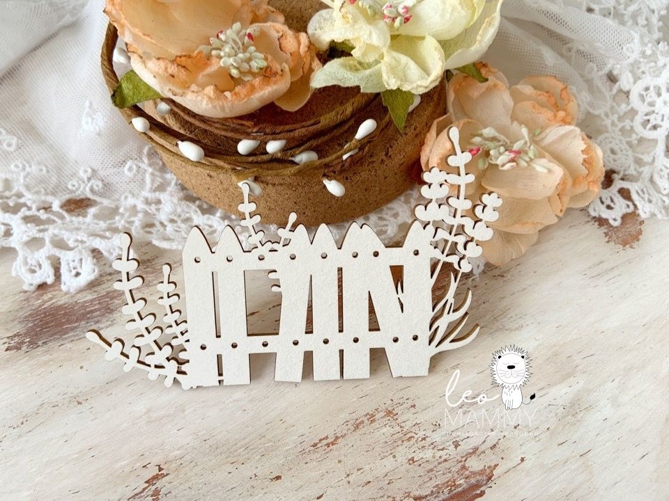 Чипборд LeoMAMMY "Забор прованс"