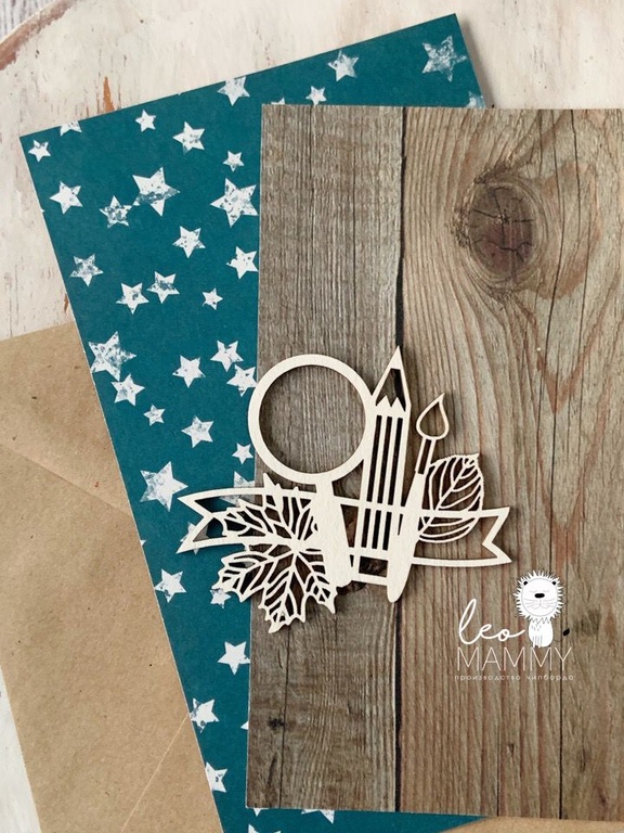 Чипборд LeoMAMMY "Школьные предметы"