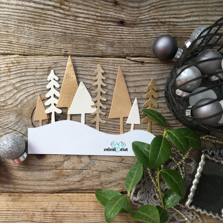 Ножи для вырубки mimi cut "Ёлки-палки"