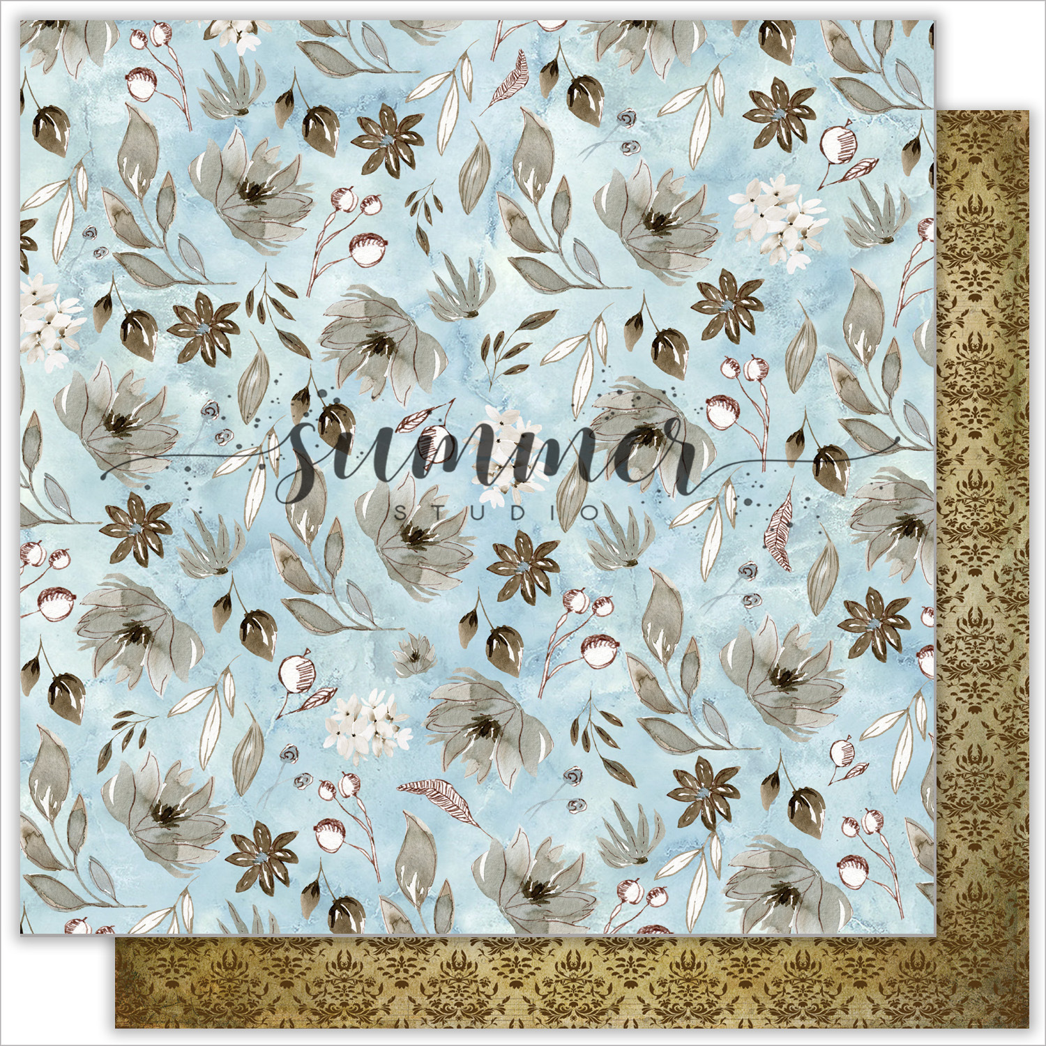 Бумага Summer studio "Something blue", Depth of nature (SMST31)