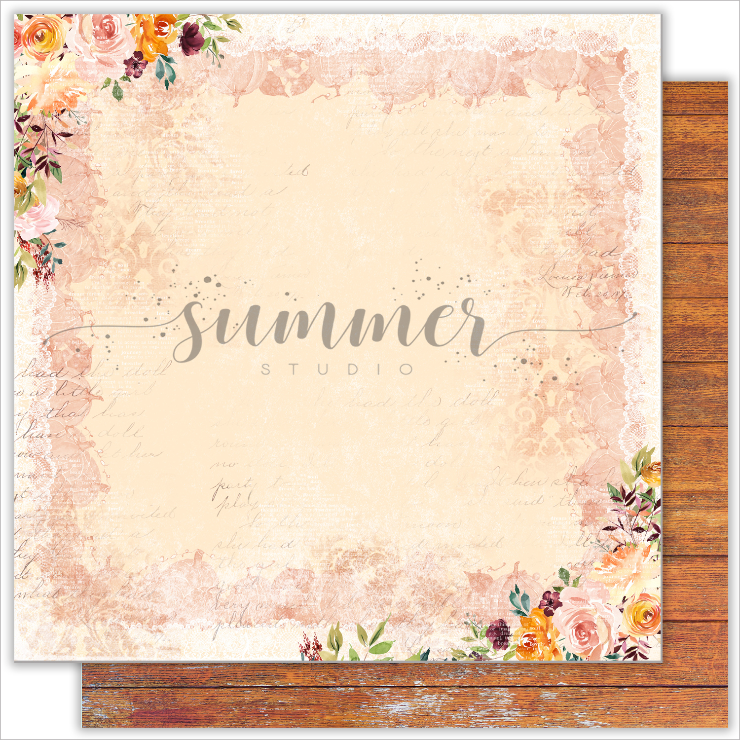 Бумага Summer studio "Warm autumn", Autumn (SMST38)