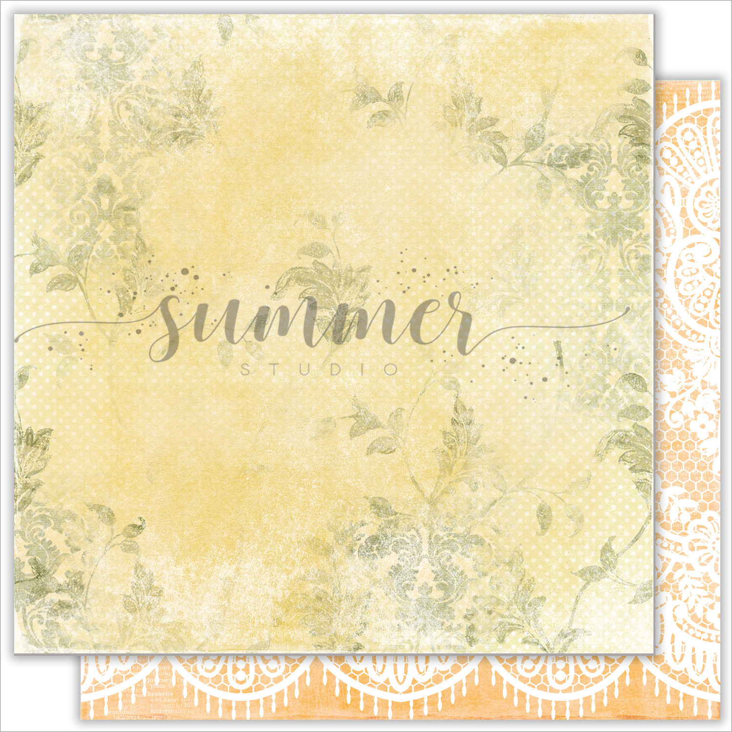 Бумага Summer studio "Warm autumn", Leaves (SMST40)