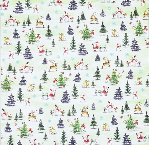 Бумага для скрапбукинга АртУзор "Новогодние приключения" (ART785)