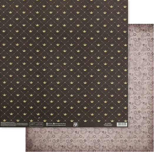 Бумага для скрапбукинга АртУзор "Королевский шик" (ART791)