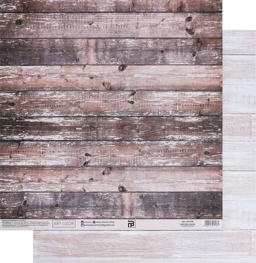 Бумага для скрапбукинга АртУзор "Деревенский дом" (ART798)