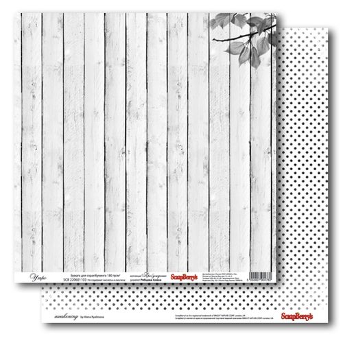 Двусторонняя бумага Scrapberrys " Утро"(SB77)