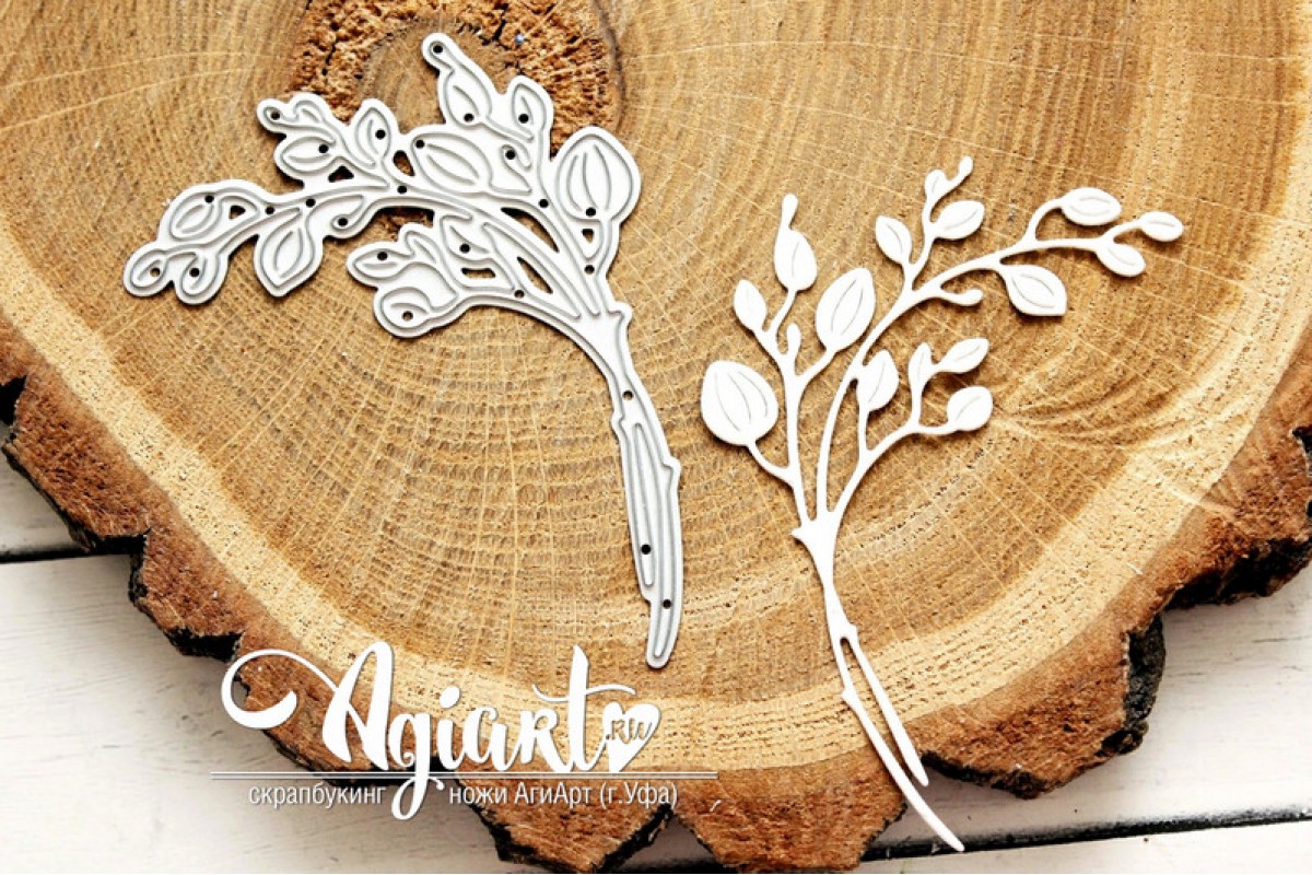 Нож для вырубки Agiart "Ветка орхидеи"