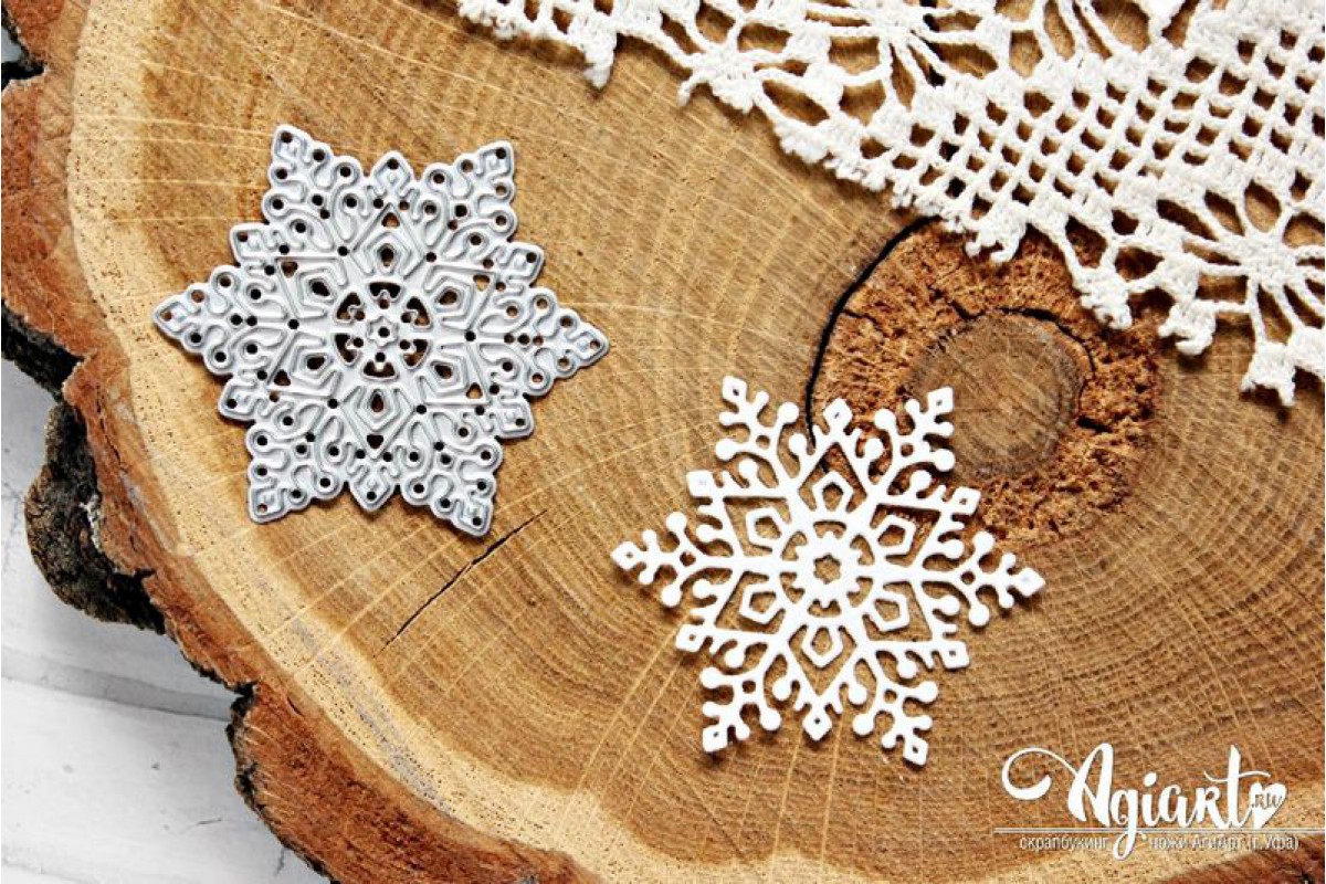 Нож для вырубки Agiart "Снежинка №2"