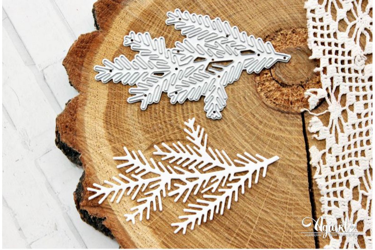 Нож для вырубки Agiart "Еловая ветка №2"