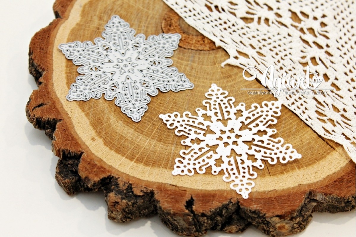 Нож для вырубки Agiart "Снежинка - салфетка"