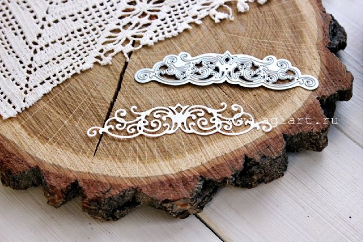 Нож для вырубки Agiart "Завиток изящный"