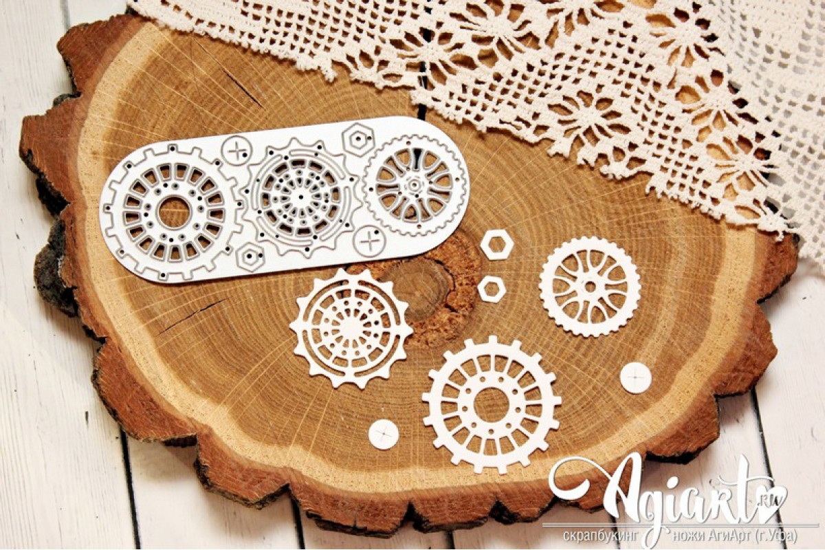 Нож для вырубки Agiart "Набор шестеренок"